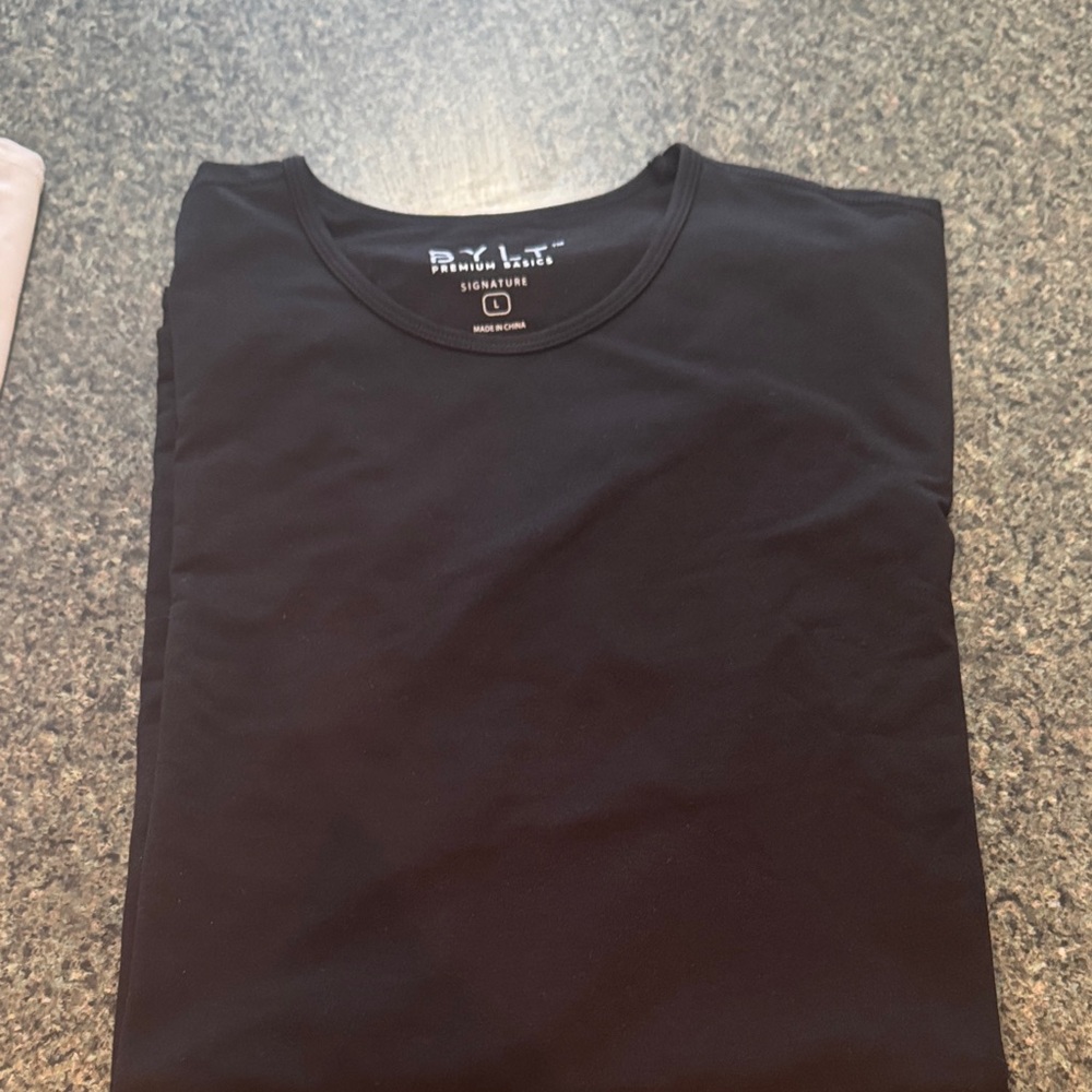 BYLT Basics Black Short Sleeve Tee